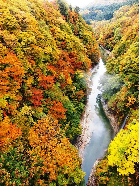 小安峡・小安峡大噴湯（秋田県湯沢市）