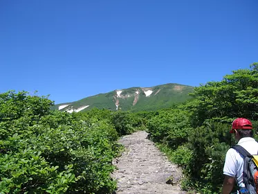 栗駒山の登山道